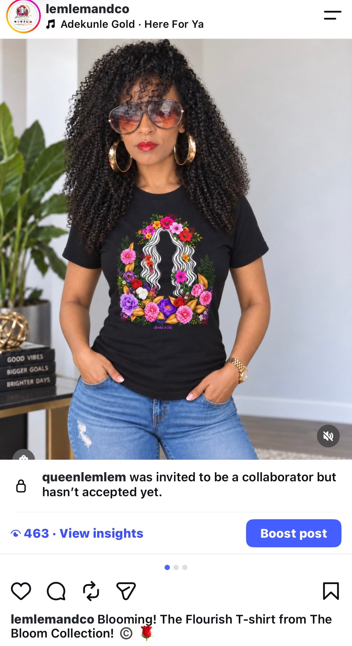 Bloom Grace – Flourish Tee ©️