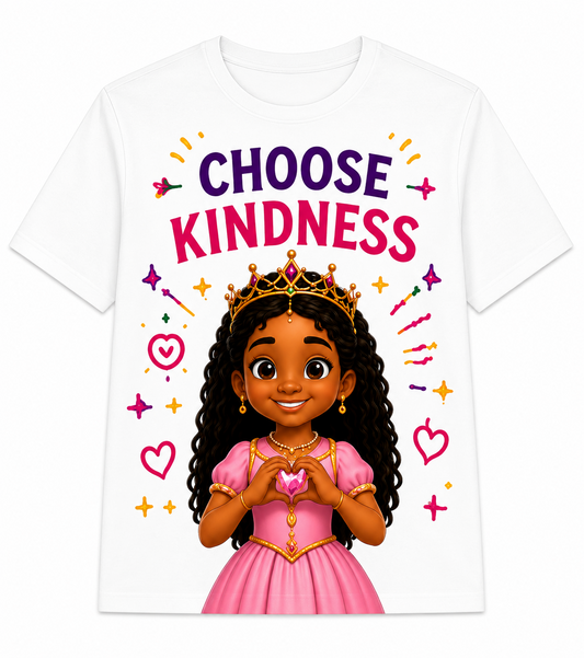 Think Positive, Choose Kindness™ T-Shirts
Inspired by The Daily Adventures of King Yosef & Queen Yarah